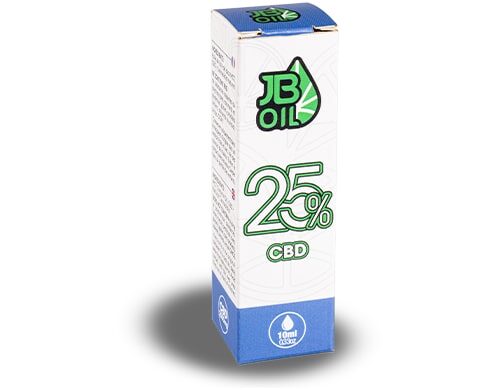 Opakowanie JB Oil 25 procent CBD - 10ml