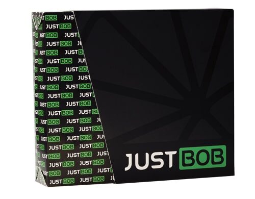 Czarny karton zestawu JustBob - Ekstrakty CBD