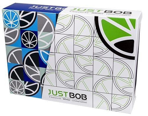 JustBob zimni kit - barevne krabice s designem citrus