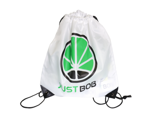 Plecak JustBob z zielonym logo na cannabis light