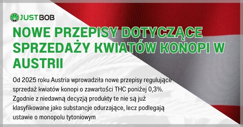 Nowe przepisy dotyczące sprzedaży kwiatów konopi w Austrii