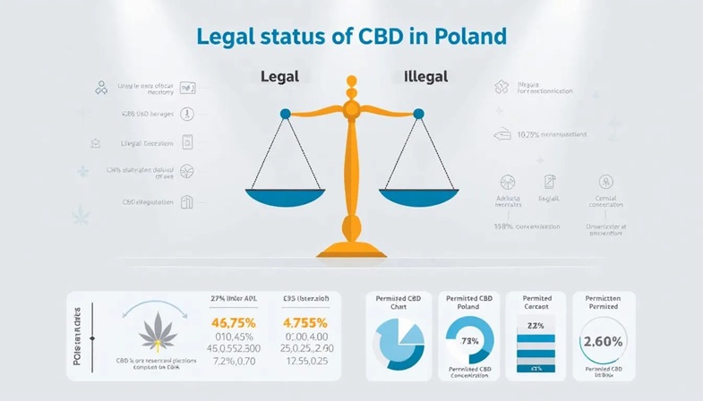 Legalność CBD w Polsce, przedstawienie przepisów prawnych.